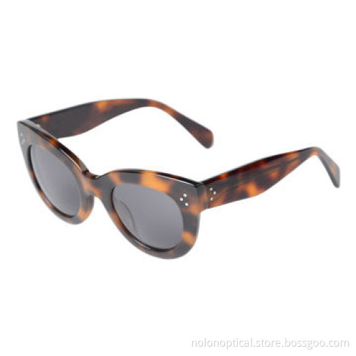 Newest Fashionable Italian Designer OEM Acetate Brand Women's Sunglasses in Shenzhen